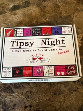 Tipsy Night NWT  Couples Board Game - Sexy game.